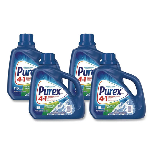 DIA05016CT Liquid Laundry Detergent, Mountain Breeze, 150 Oz Bottle, 4/carton Purex