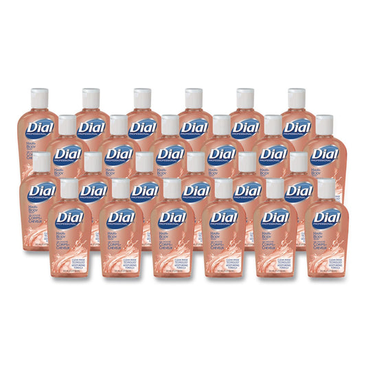 DIA04014 Hair + Body Wash, Neutral Scent, 7.5 oz, 24/Carton Dial Professional