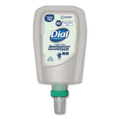 DIA16694EA Antibacterial Foaming Hand Sanitizer Refill For Fit Touch Free Dispenser, 1 L Bottle, Fragrance-Free DIAL PROFESSIONAL