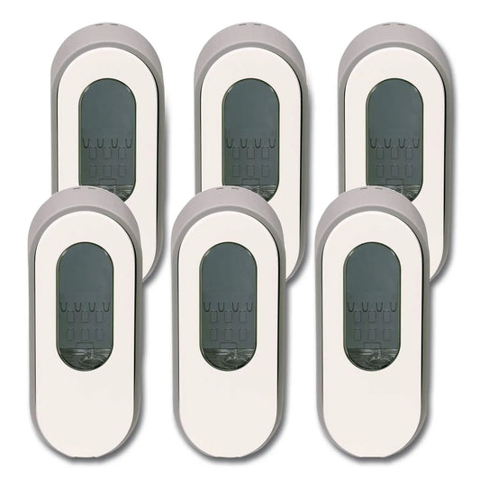DIA34037 Versa Dispenser for Cartridge Refills, 15 oz, 3.75 x 3.38 x 8.75, Light Gray/White, 6/Carton Dial Professional