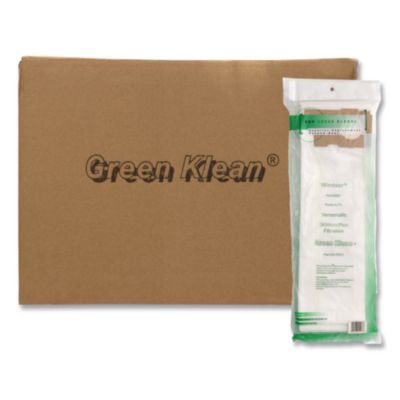 GRKGK2003 GK-2003 Replacement Vacuum Bag, 10 Bags/Pack, 10 Packs/Carton GREEN KLEAN