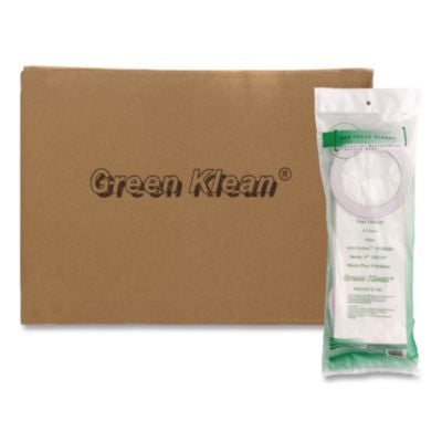 GRKGKQVAC GK-Q-Vac Replacement Bag, 10 Bags/Pack, 10 Packs/Carton GREEN KLEAN