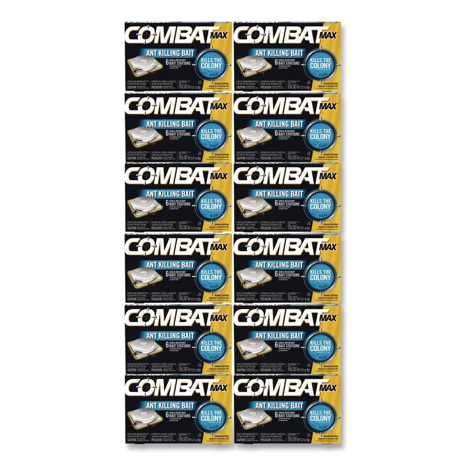 DIA55901 Source Kill MAX Ant Killing Bait, 0.21 oz, 6/Box 12 Boxes/Carton Combat