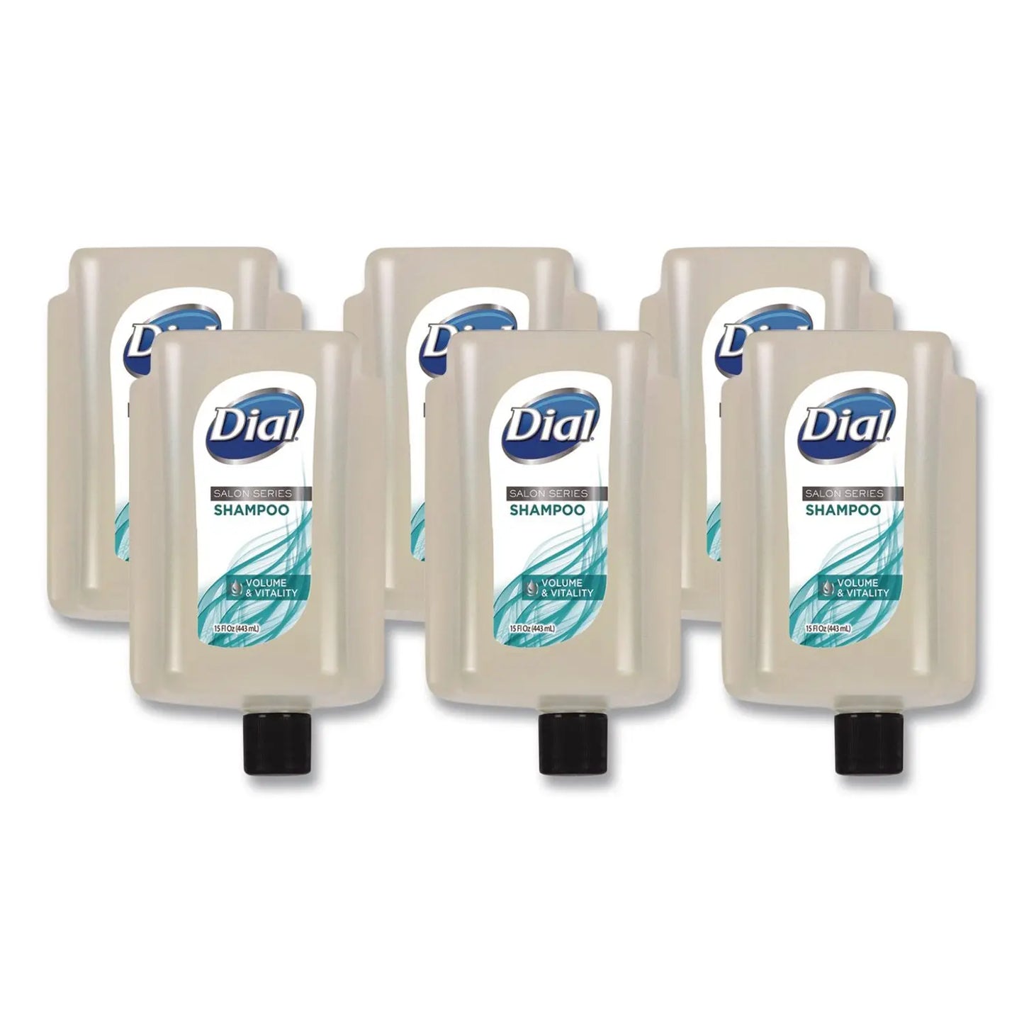 DIA98963 Salon Series Shampoo for Versa Dispenser, Floral Scent, 15 oz, 6/Carton Dial Professional