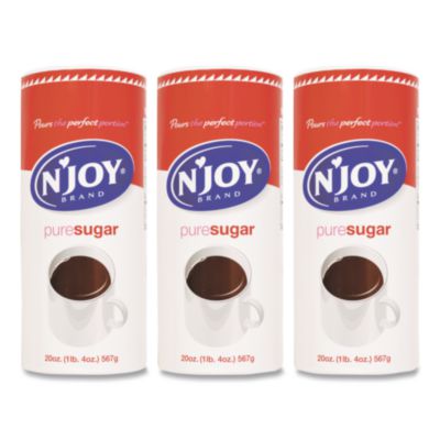 NJO94205 Pure Sugar Cane, 20 Oz Canister, 3/pack