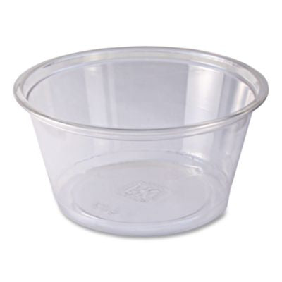 FAB9501008 Recycleware Deli Containers, 5 oz, 3.6 x 2.6 x 1.8, Clear, Plastic, 1,000/Carton