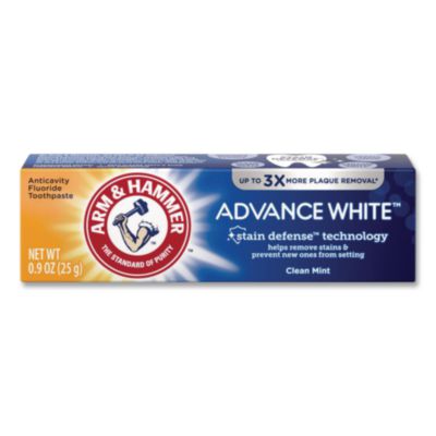 CDC3320018600 Advance White Toothpaste, Clean Mint, 0.9 oz Tube, 72/Carton