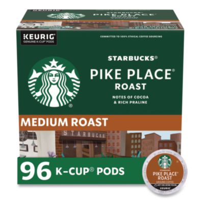 SBK011111156CT Pike Place Coffee K-Cups Pack, 24/box, 4 Box/carton