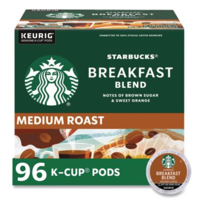 SBK011111157CT Breakfast Blend Coffee K-Cups, 96/carton