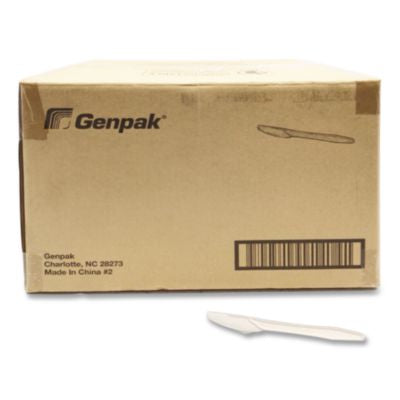 GNPHSK01 Harvest Fiber Knife, Lightweight, Plastic, White, 1,000/Carton