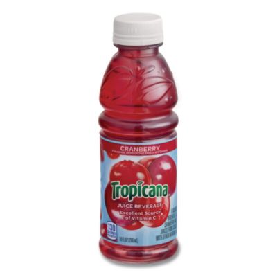 QKR00864 Juice Beverage, Cranberry, 15.2oz Bottle, 12/carton