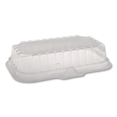 PCT0CI8S17S0000 OPS Dome-Style Lid, 17S Shallow Dome, 8.3 x 4.8 x 1.5, Clear, Plastic, 252/Carton