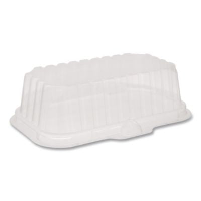 PCT0CI8D17S0000 OPS Dome-Style Lid, 17S Deep Dome, 8.3 x 4.8 x 2.1, Clear, Plastic, 250/Carton