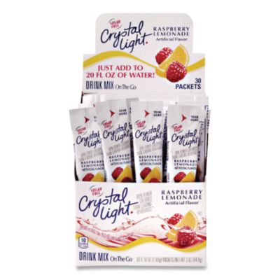 CRY00015 On the Go, Raspberry Lemonade, 0.16 oz Packets, 30/Box