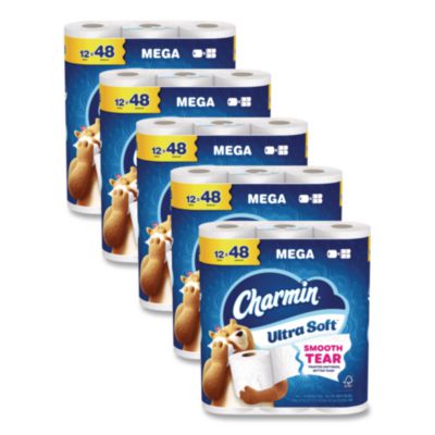 PGC17579CT Ultra Soft Bathroom Tissue, Mega Roll, Septic Safe, 2-Ply, White, 208 Sheets/Roll, 12 Rolls/Pack, 5 Packs/Carton