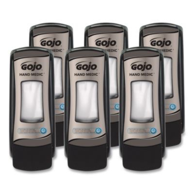 GOJ878206CT HAND MEDIC ADX-7 Dispenser, 685 mL, 3.94 x 3.67 x 9.79, Black, 6/Carton