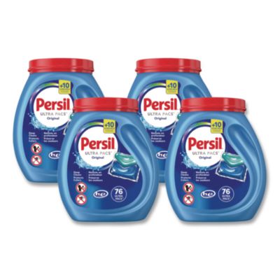 DIA05515 Ultra Pacs Original Everyday Clean HE Laundry Detergent, 76 Pods/Tub, 4 Tubs/Carton DIAL PROFESSIONAL