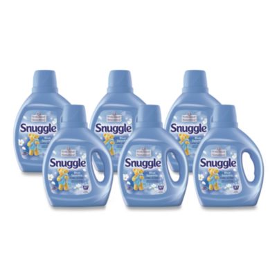 DIA47452 Blue Sparkle Cuddle-Up Fresh Liquid Fabric Conditioner, 66 oz Bottle, 6/Carton DIAL PROFESSIONAL