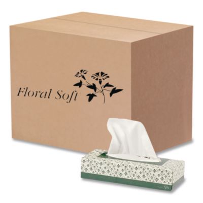 APAF100 White Facial Tissue, 2-Ply, 100 Sheets/Box, 30 Boxes/Carton AMERICAN PAPER CONVERTING
