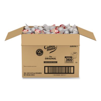 NES35010 Liquid Coffee Creamer, Original, 0.38 Oz Mini Cups, 360/carton