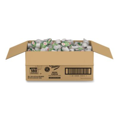 NES35012CT Bulk Liquid Coffee Creamer, Irish Cream, 0.38 oz Mini Cups, 180/Carton