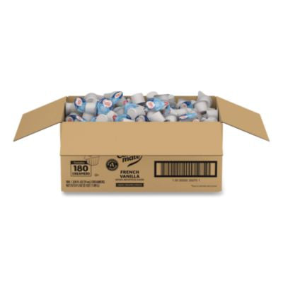 NES35070 Liquid Coffee Creamer, French Vanilla, 0.38 Oz Mini Cups, 180/carton