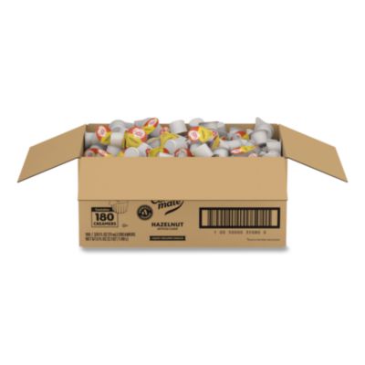 NES35080 Liquid Coffee Creamer, Hazelnut, 0.38 Oz Mini Cups, 180/carton