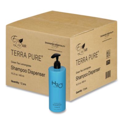 DHS259805 H2O Therapy Shampoo Air Pump, White Tea and Lemongrass Scent, 16.23 oz Bottle, 12/Carton DIVERSIFIED HOSPITALITY SOLUTIONS, LTD.