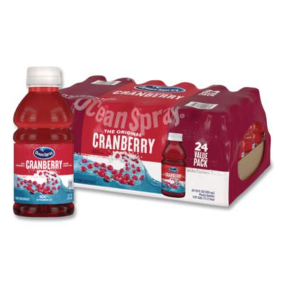 GRR22002661 Cranberry Juice Cocktail, Cranberry, 10 oz Bottle, 24/Carton