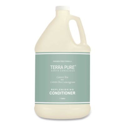 DHS002256EA Terra Pure Conditioner Gallon, Green Tea Lemongrass Scent, 1 gal Bottle DIVERSIFIED HOSPITALITY SOLUTIONS, LTD.