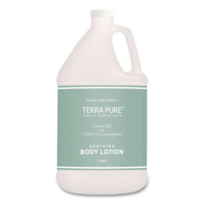 DHS002270EA Terra Pure Lotion Gallon, 1 gal Bottle, Green Tea and Lemongrass Scent DIVERSIFIED HOSPITALITY SOLUTIONS, LTD.