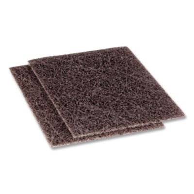 MMM08299 Heavy Duty Griddle Pad, 4.5" x 5.5", 5 mm Thick, Brown, 40/Carton