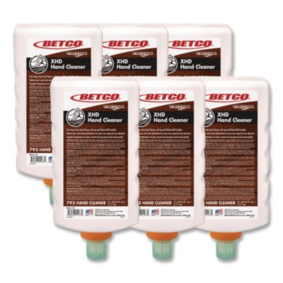 BET7936200 XHD Hand Cleaner, Fresh Scent, 2 L Refill Bottle, 6/Carton BETCO CORPORATION