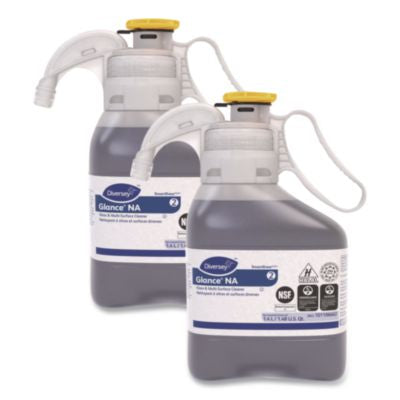 DVO101106662 Glance NA Glass and Multi-Surface Cleaner SC, Unscented, 1.4 L SmartDose, 2/Carton DIVERSEY