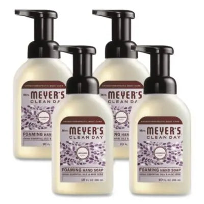 SJN379557 Clean Day Foaming Hand Soap, Lavender Scent, 10 oz, 4/Carton THE CALDREA COMPANY