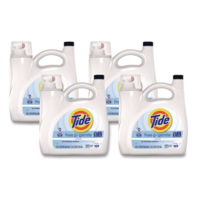 PGC12140 Free and Gentle Liquid Laundry Detergent, HE Compatible, 100 Loads, 132 oz Bottle, 4/Carton PROCTER & GAMBLE