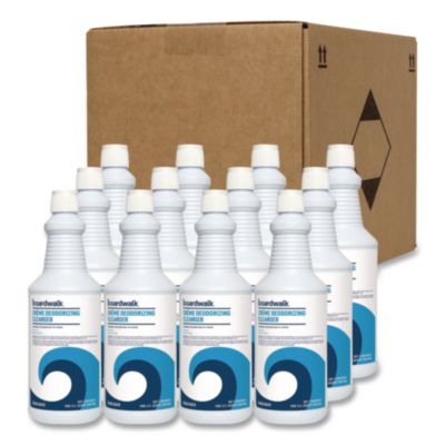 BWK4849 Creme Deodorizing Cleanser, Mint Scent, 32 oz Bottle, 12/Carton BOARDWALK