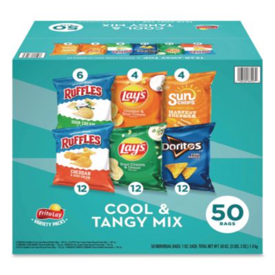 GRR22002669 Cool and Tangy Mix Variety Pack, Assorted Flavors, 1 oz Bags, 50 Bags/Carton