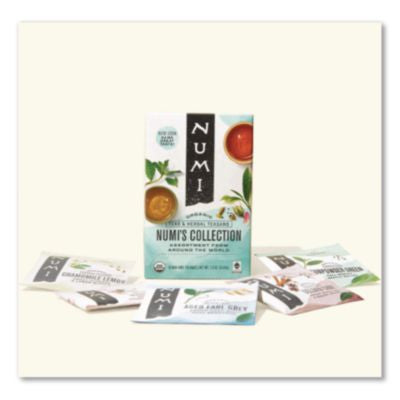 NUM10110 Organic Tea, Numi's Collection: Assorted, 18/box