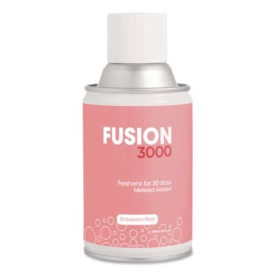 FRSMA12STR Fusion Metered Aerosols, Strawberry Pear, 8.45 oz, 12/Carton