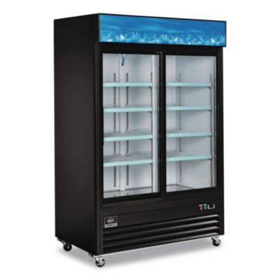 GBE243006 Nexel Merchandiser Refrigerator, 45 cu ft, Black