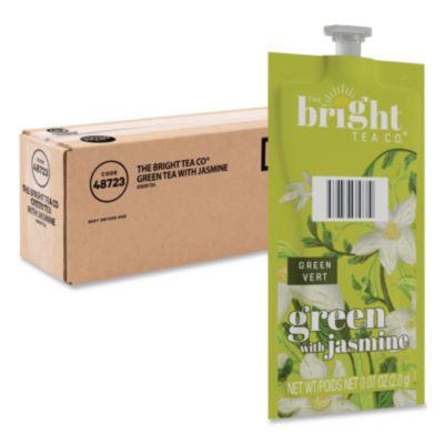 LAV48723 The Bright Tea Co. Green with Jasmine Tea Freshpack, 40/Carton