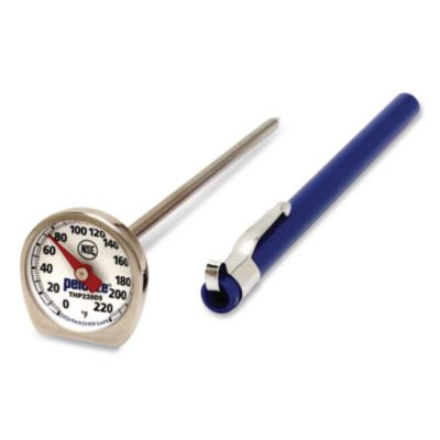 PELTHP220DS Dishwasher-Safe Industrial-Grade Analog Pocket Thermometer, 0f To 220f