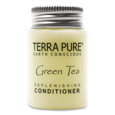 DHS007477 Terra Pure Conditioner Jam Jar, Green Tea Lemongrass Scent, 1 oz Jar, 300/Carton DIVERSIFIED HOSPITALITY SOLUTIONS, LTD.