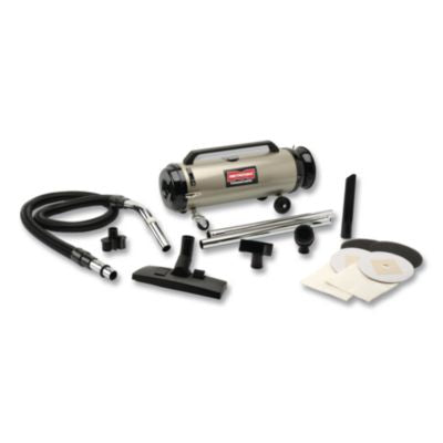 MEV104577942 Metropolitan Professionals Canister Vacuum, 11.25 A Current, Black METROVAC