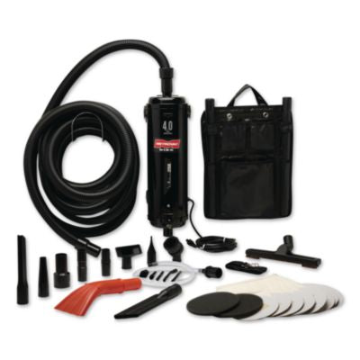 MEV112112877 Vac 'n Blo Portable Detailing Vacuum/Blower, 25" x 13" x 21", Black METROVAC