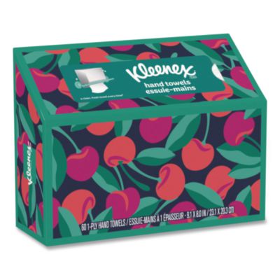 KCM38586CT Hand Towels in a POP-UP* Box, 1-Ply, 6.8 x 9, White, 60/Box, 6 Boxes/Carton