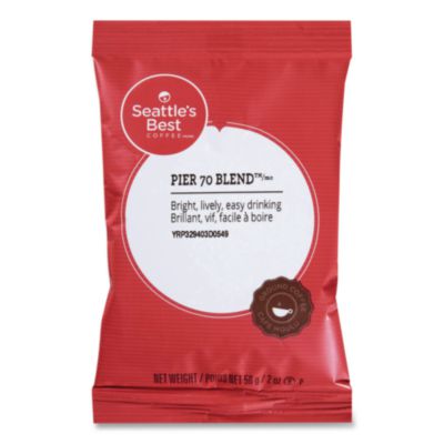 SEA11008556 Premeasured Coffee Packs, Pier 70 Blend, 2 Oz Packet, 18/box