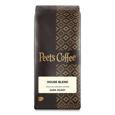 PEE835261 House Blend Ground Coffee, 12 Oz Bag