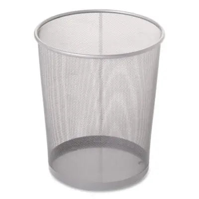 RCPWMB20SLV Steel Mesh Wastebasket, 5 gal, Steel Mesh, Silver RUBBERMAID COMMERCIAL PROD.